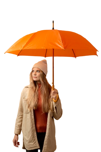 Person with Umbrella